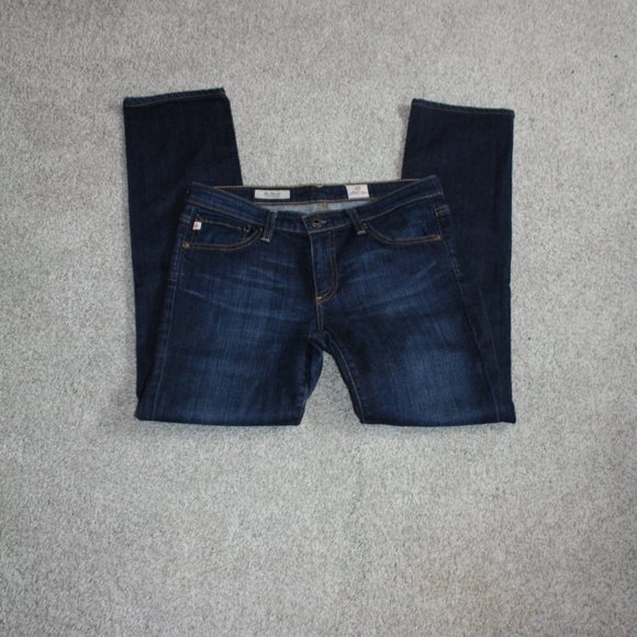 AG Adriano Goldschmied 'the Stevie' Slim Straight Jeans Size 28R - Picture 2 of 9